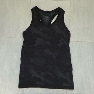 Athleta Black Camouflage Tank Top